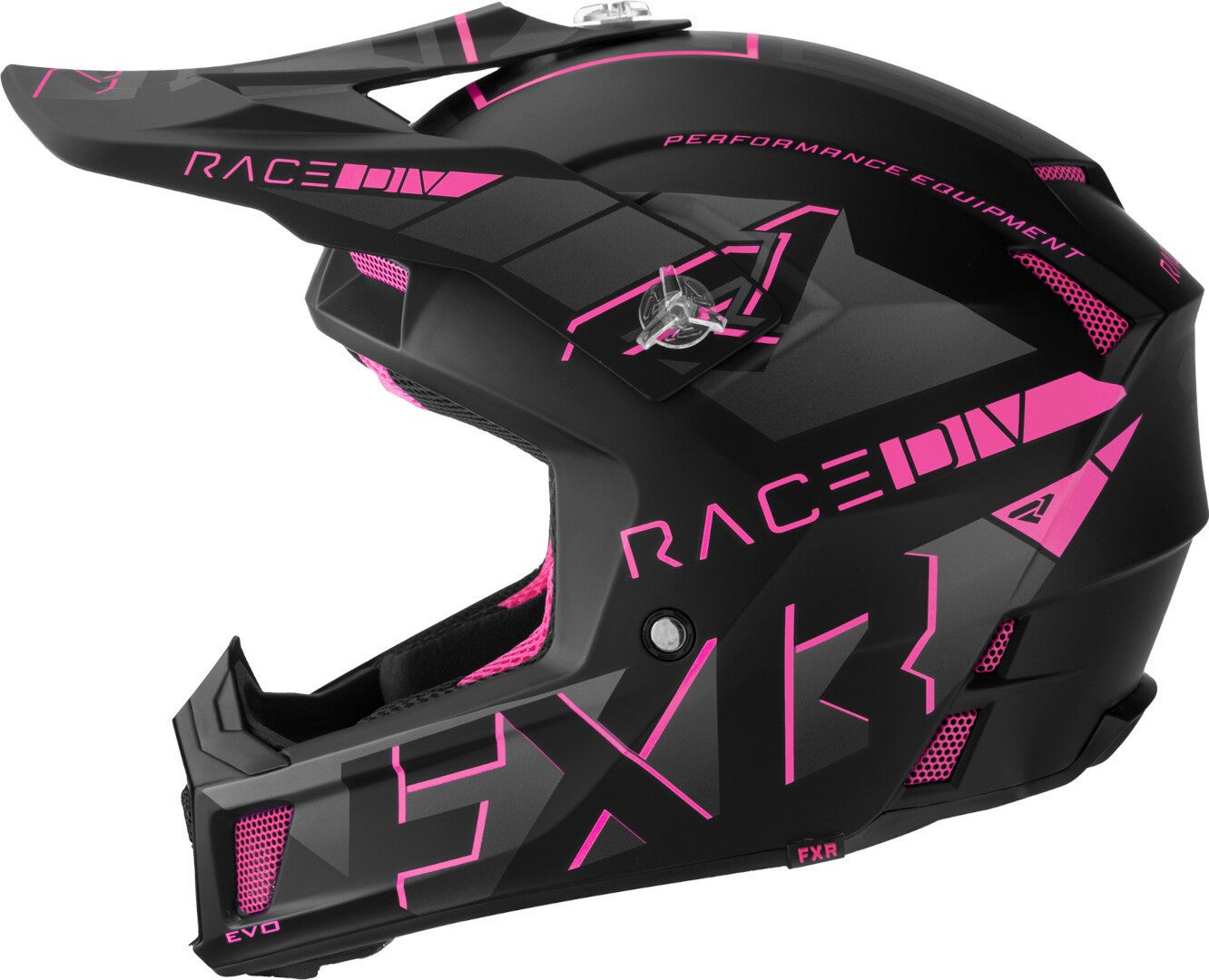 FXR Clutch Evo 2023 Snescooterhjelm sort/pink S (55/56) Figur 2