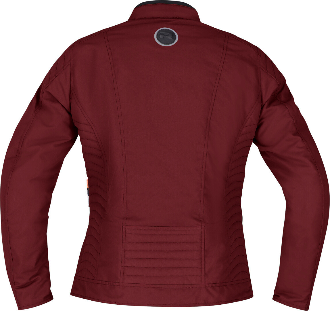 Richa Lausanne vattentät Damer Motorcykel Textil Jacka mörkröd XS Figur 3