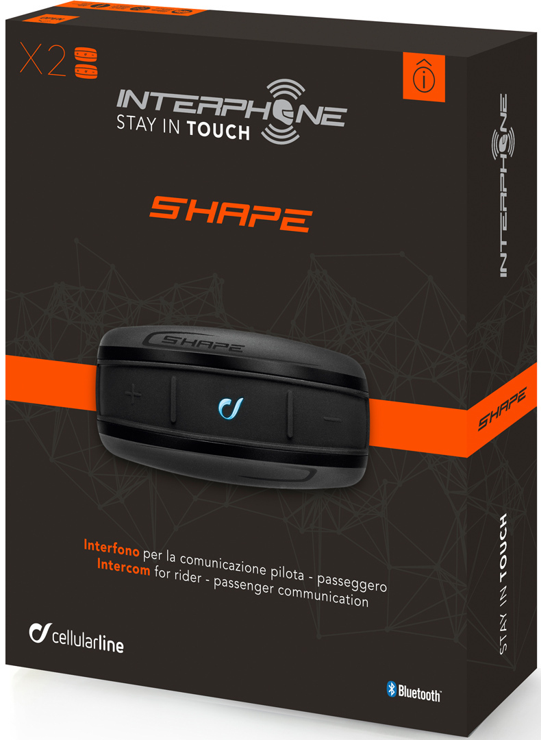 Interphone Shape Sistem de comunicații Bluetooth Double Pack Figura 3
