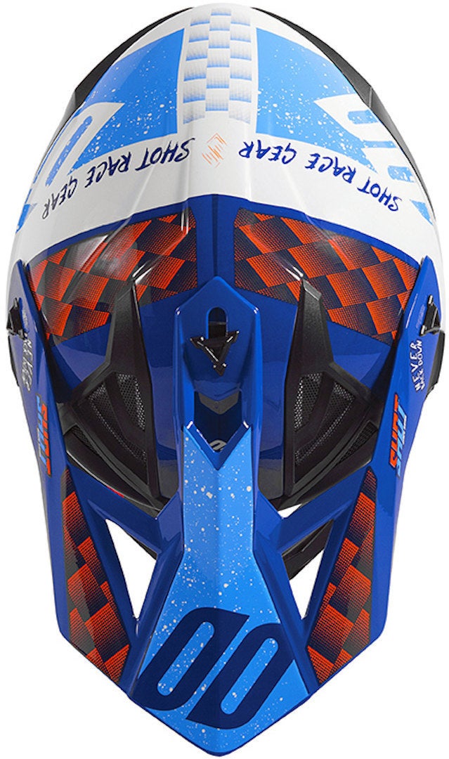 Shot Lite Rush Motocross kypärä Sininen/oranssi M (57/58) Kuva 2