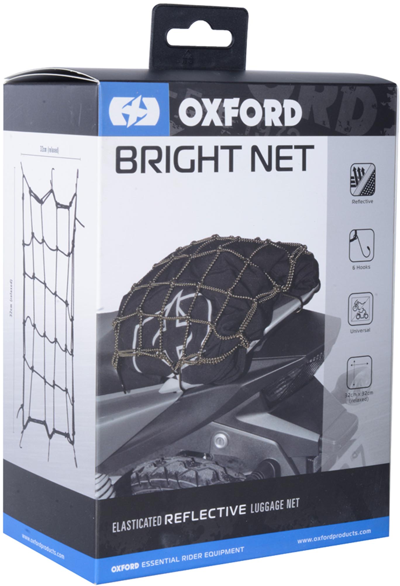 Oxford Bright Gepäcknetz schwarz Abbildung 2