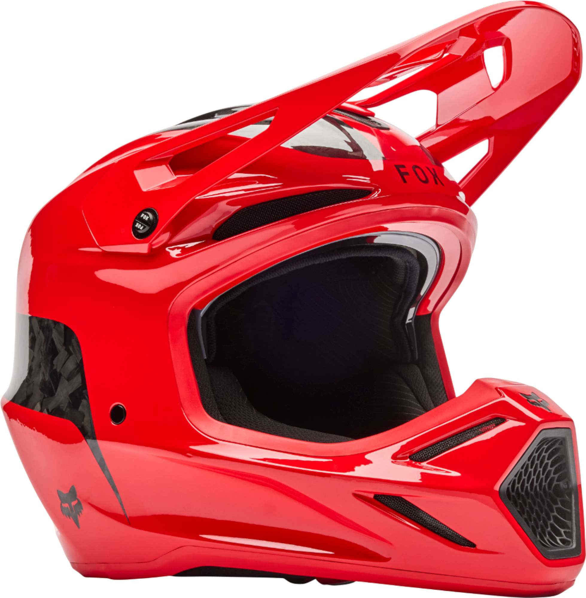 FOX V3 RS Fracture Carbon Motocross Helmet-image-293001903