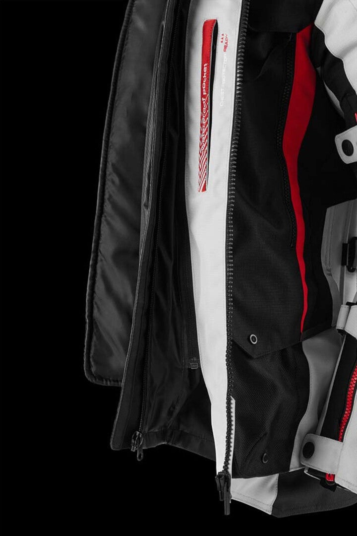 Furygan Montroc 3in1+ Kevlar Primaloft Motorcycle Textile Jacket black/white/red L Figure 12