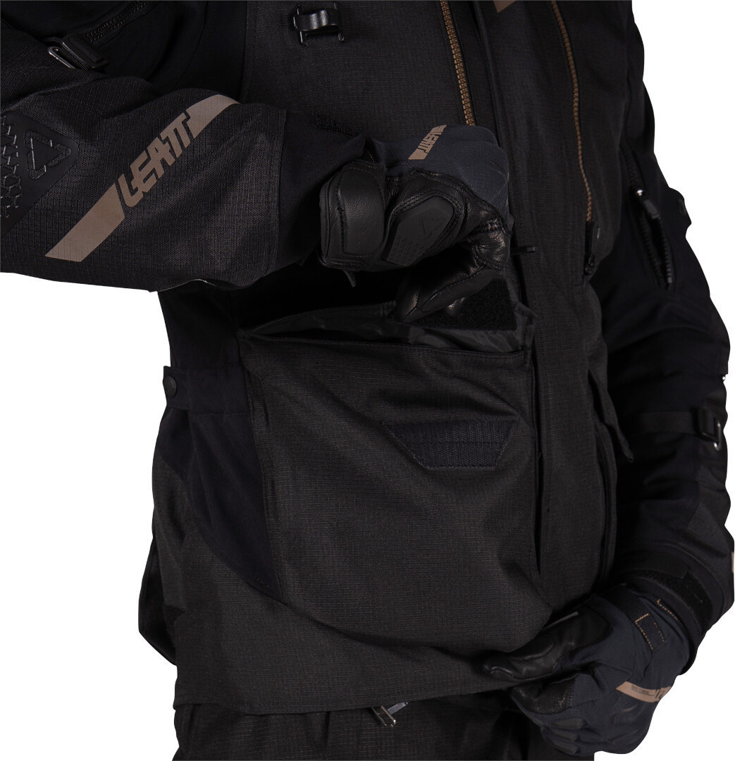 Leatt ADV Multitour 5.5 waterproof Motorcycle Textile Jacket black L Figure 12