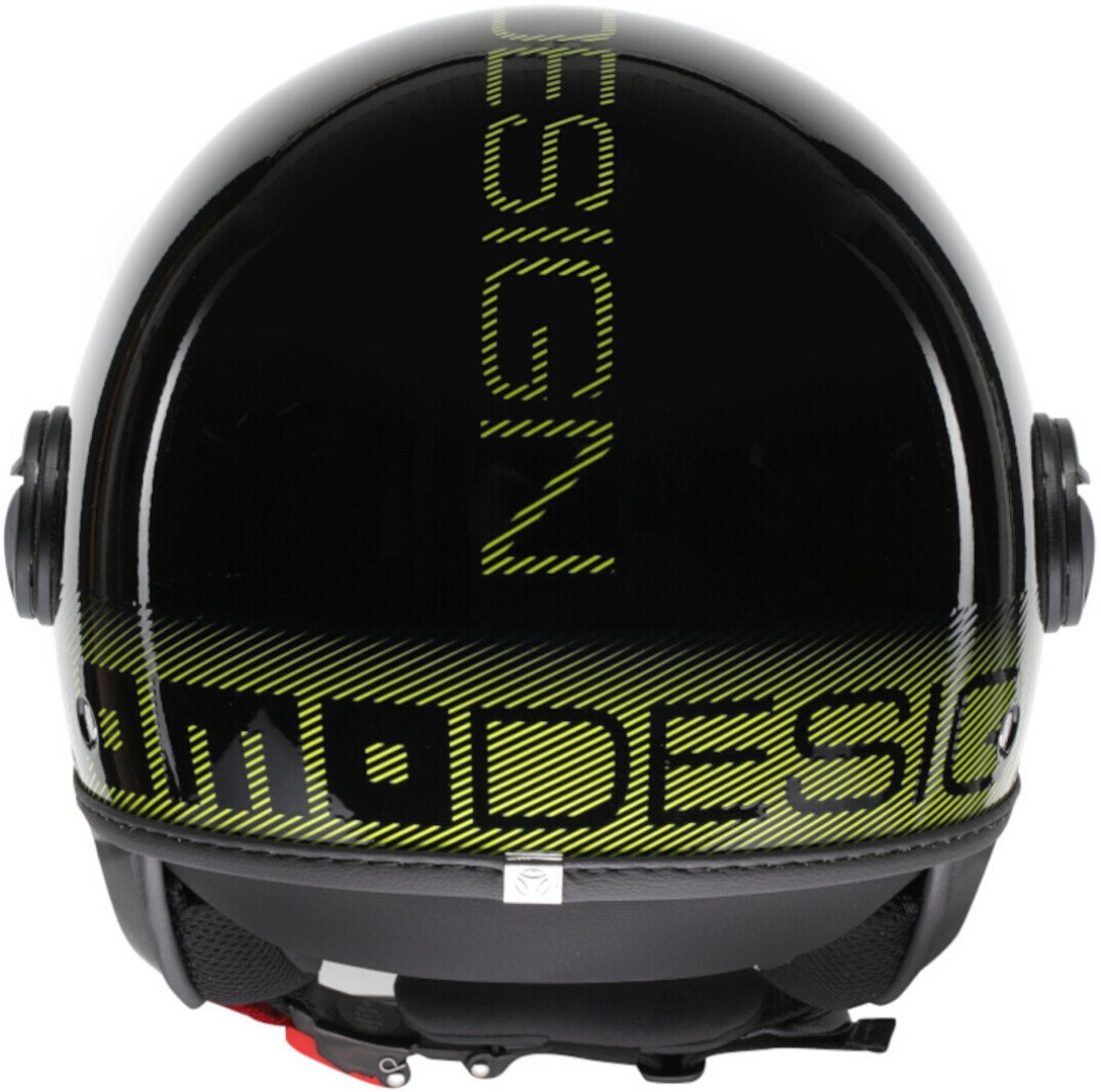 MOMO FGTR Classic Stripes Jethelm schwarz/neon-gelb M (57/58) Abbildung 3