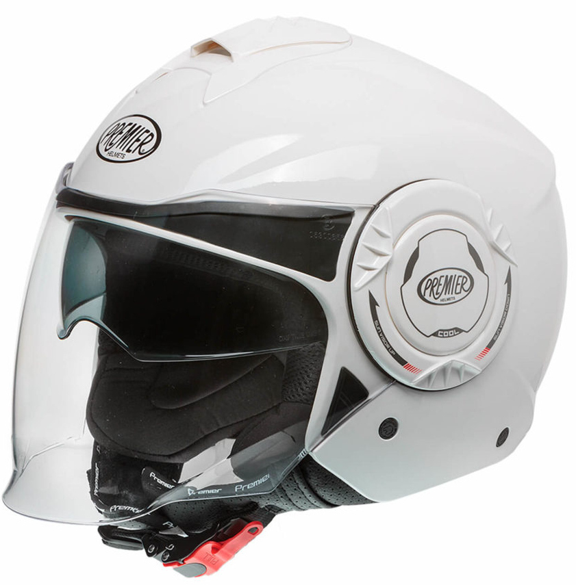 Premier Cool U9 BM Capacete a jato Branco S (55/56) Figura 1