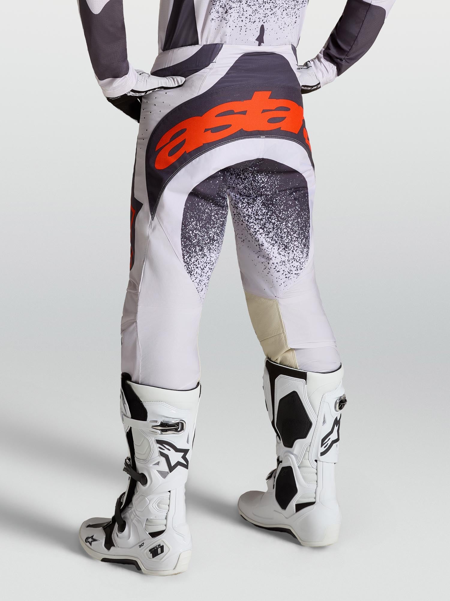 Alpinestars Techstar Swan Motocrossbukser mørkegrå/lilla 30 Figur 9