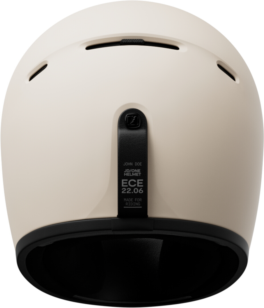 John Doe JD/One Capacete branco mate M (57/58) Figura 13