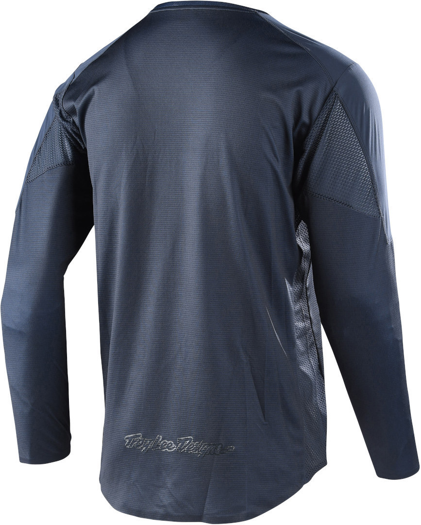 Troy Lee Designs Drift Solid Longsleeve Bicycle Jersey dark grey XL Figure 2