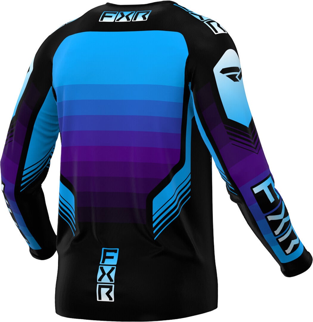 FXR Clutch Pro 2024 Motokrosový dres černá/modrá S Obrázek 4