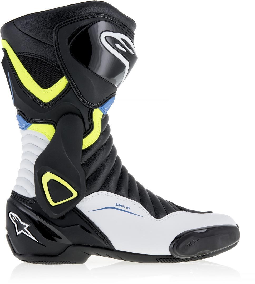 Alpinestars SMX-6 V2 Motorcycle Boots black/white/blue 46 Figure 4