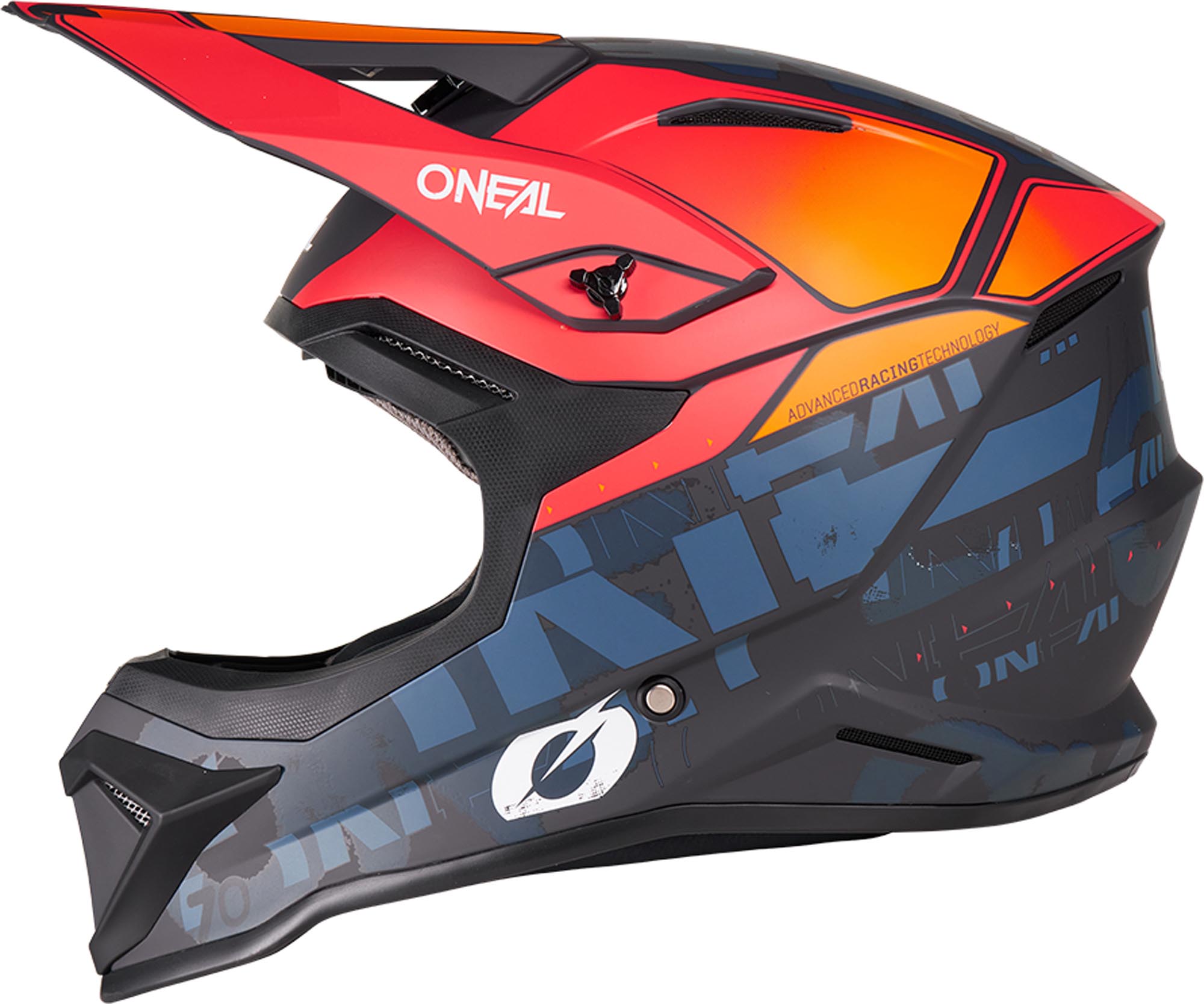 Oneal 1SRS Voltixx Motocrosshjelm sort/orange M (57/58) Figur 3