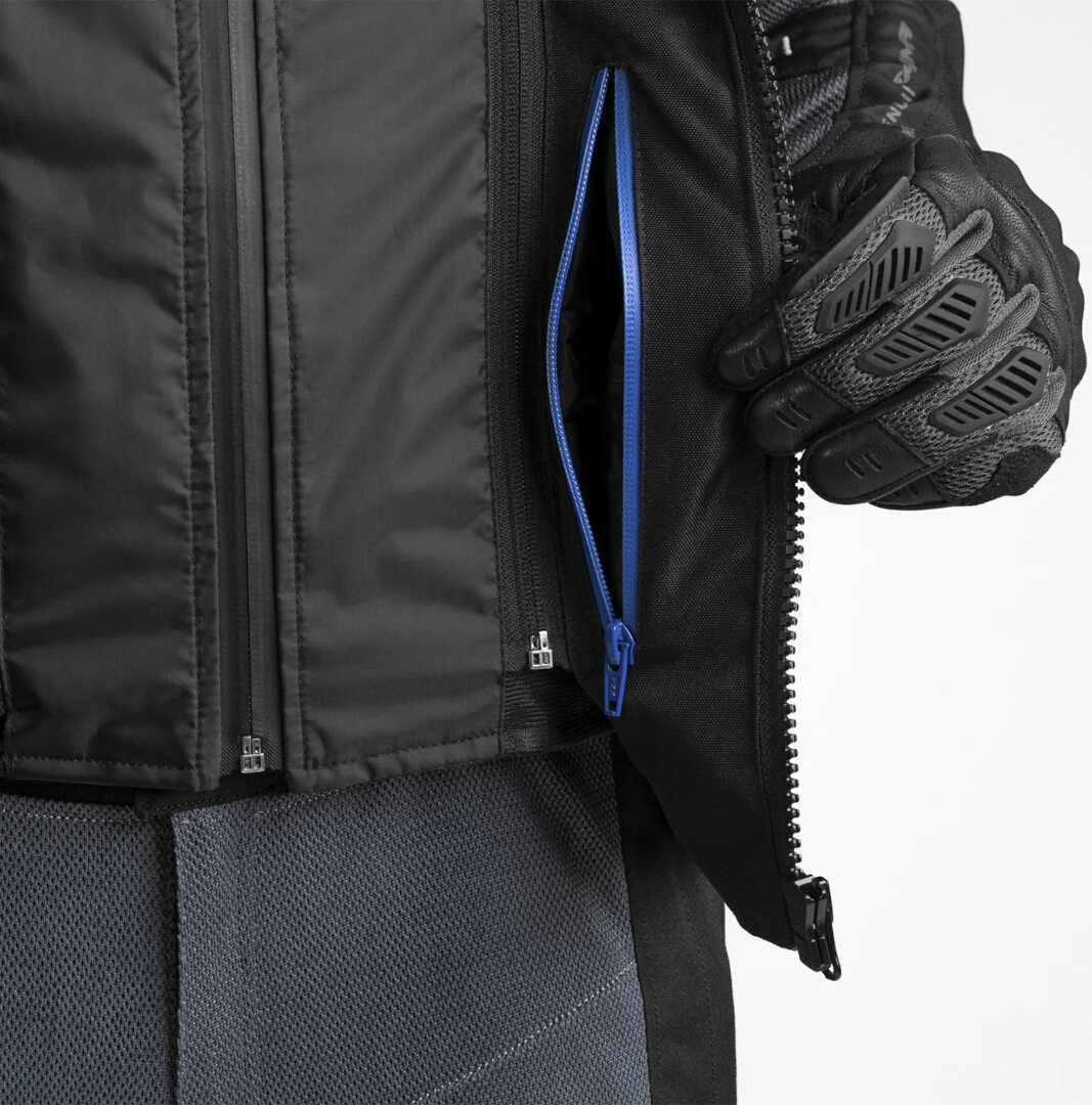 SHIMA Rush 2.0 Vented waterproof Motorcycle Textile Jacket black/grey/yellow M Figure 7