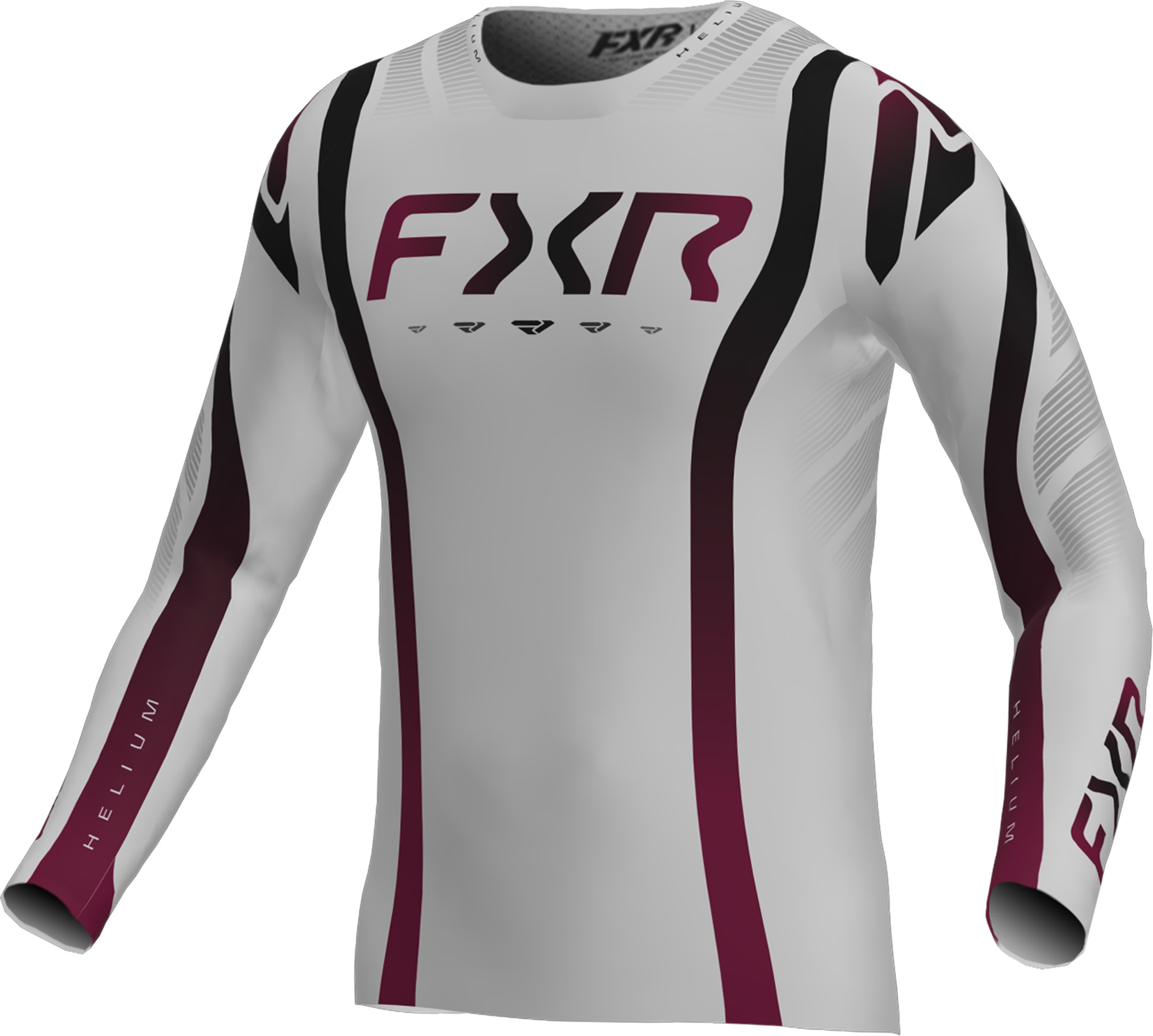 FXR Helium Infinity Maillot de motocross Gris/negro/rojo S Figura 1