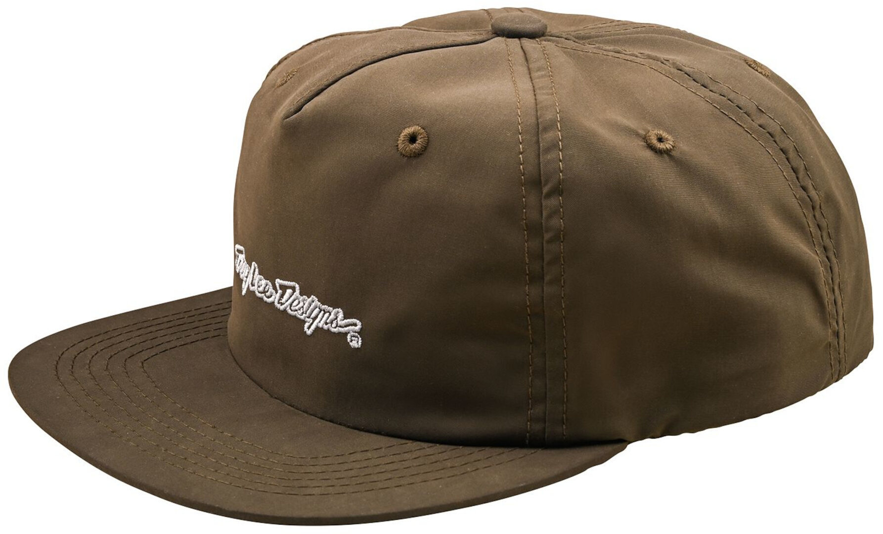 Troy Lee Designs Unstructured Signature Șapcă Snapback măsline Figura 1