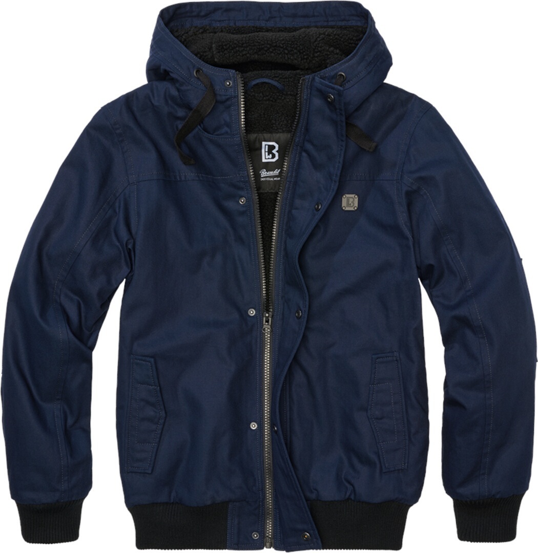 Brandit Men's Blue Essential Canvas Textile Jacket