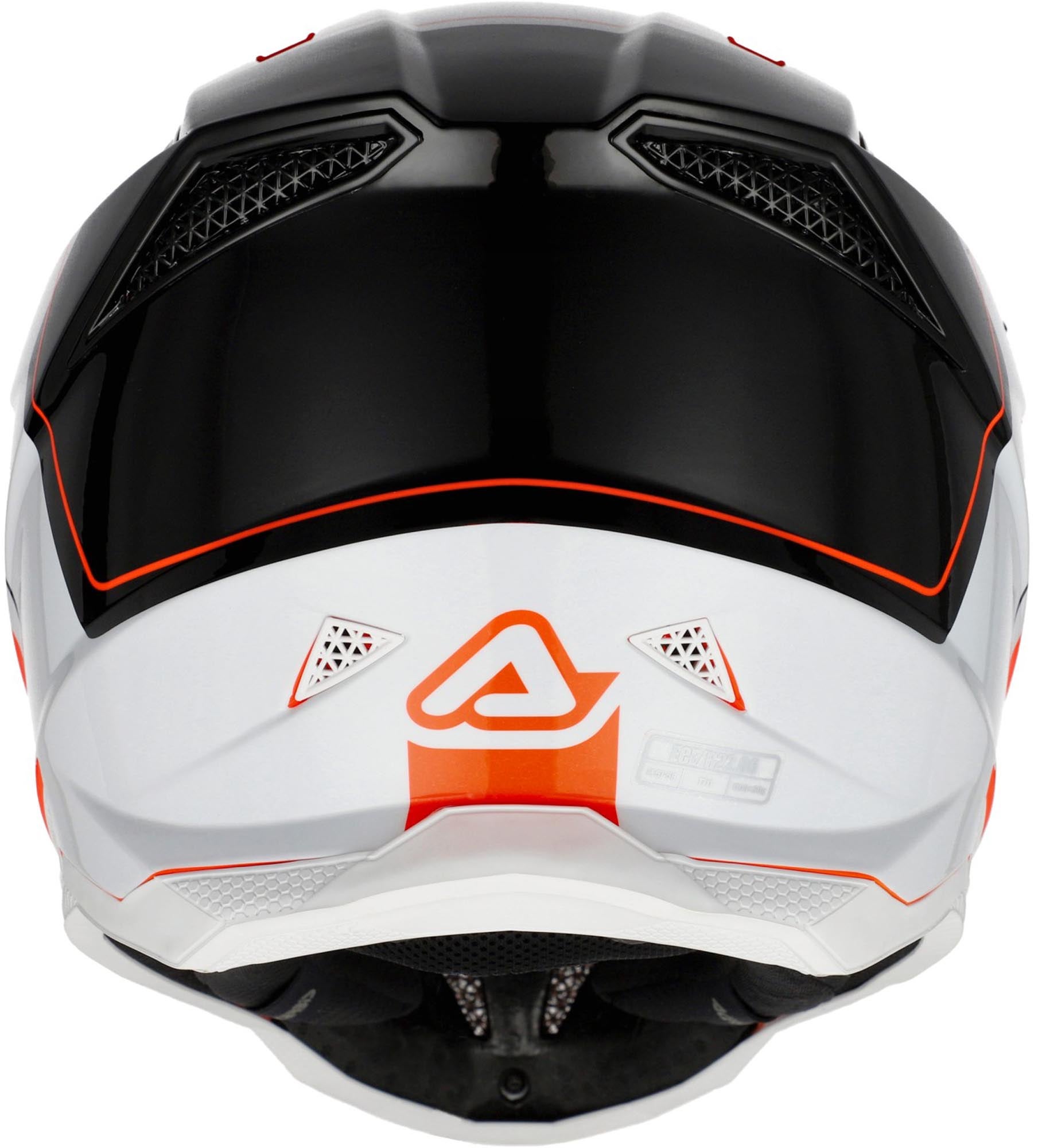 Acerbis T711 Graphic Motocrosshjelm orange/hvid/sort XL (61/62) Figur 5