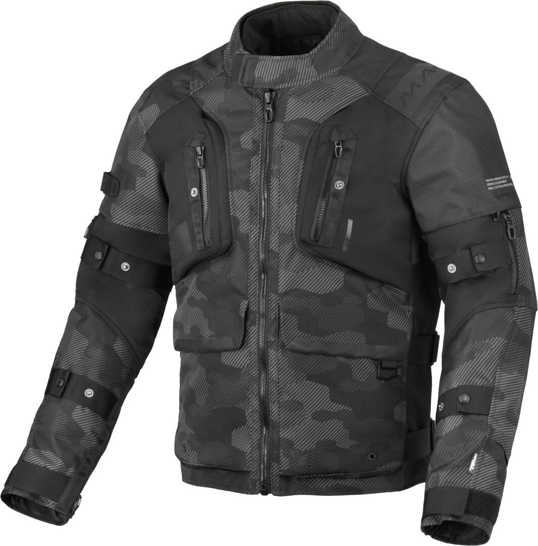 Macna Higera Camo giacca in tessuto impermeabile per motociclette