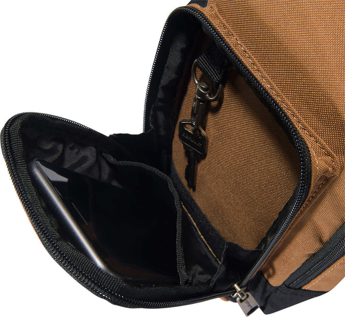 Carhartt Crossbody Zip Geantă Maro deschis Figura 5