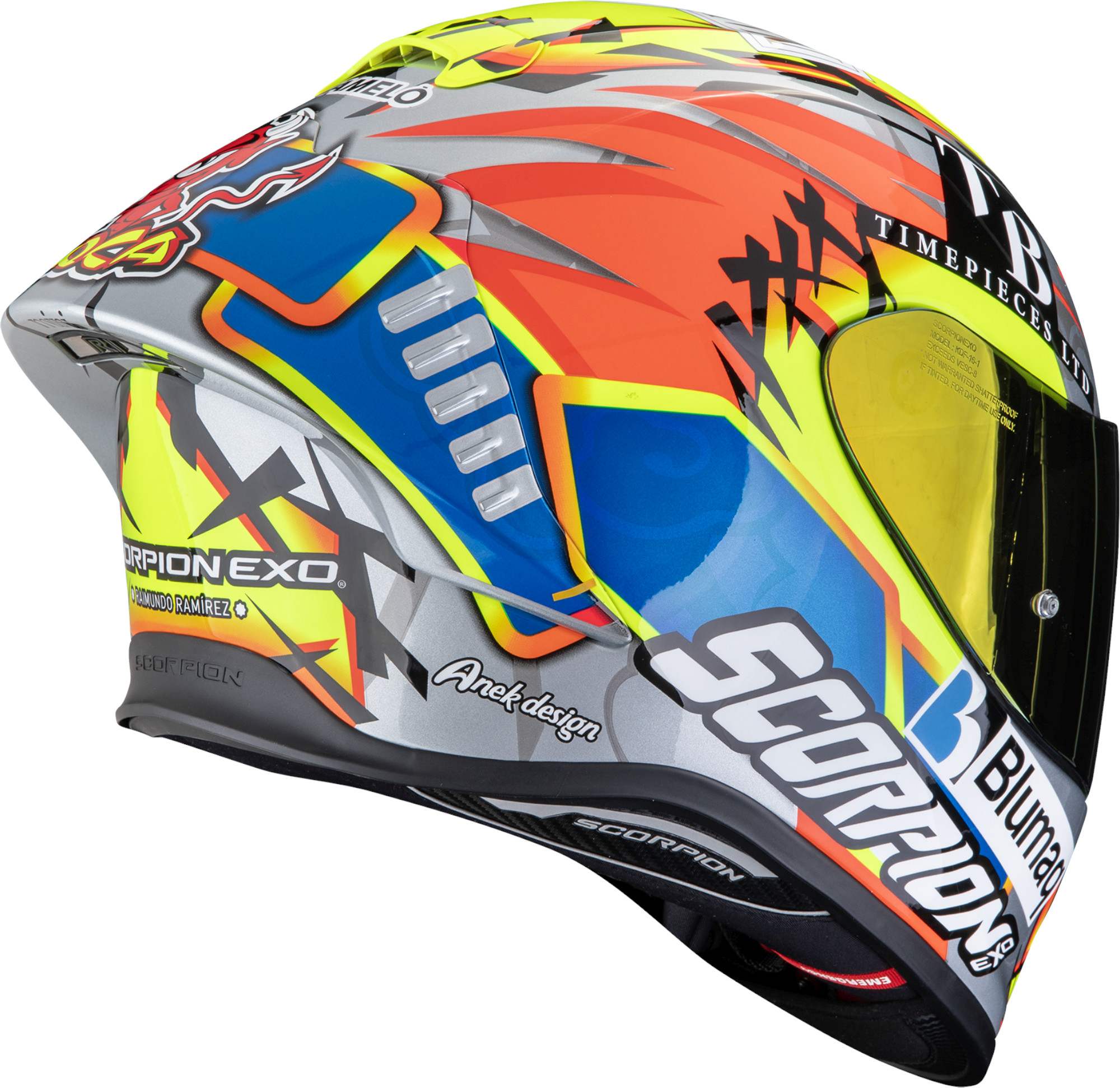 Scorpion EXO-R1 Evo II Air Aron Misano Helm M (57/58) Abbildung 3