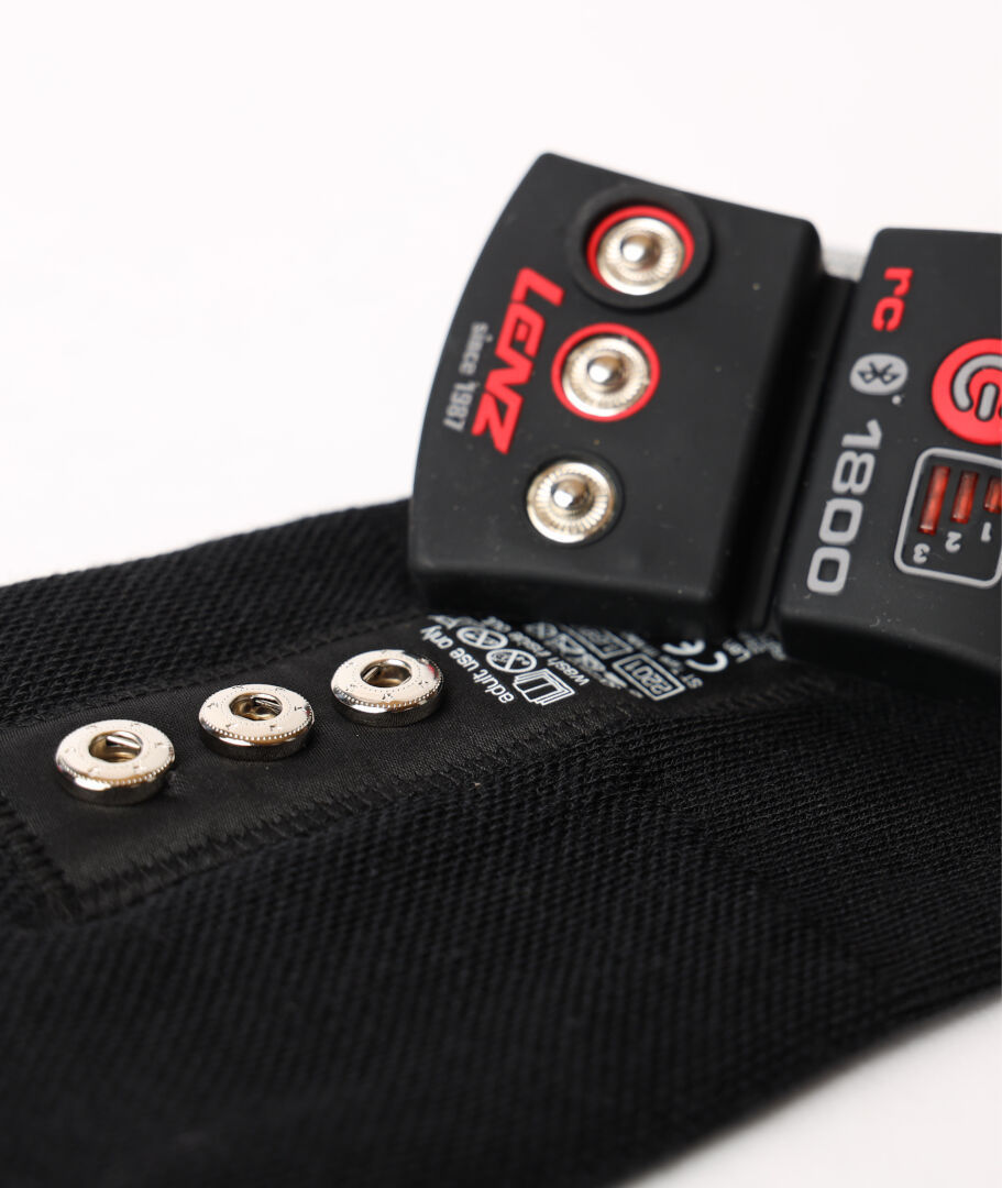 Lenz Heat Sock 6.1 Toe Cap Compression beheizbare Socken 35-38 Abbildung 6