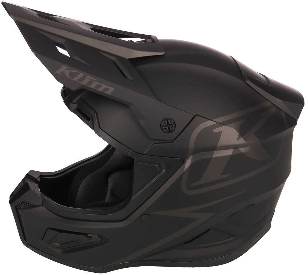 Klim T1 Freeride Kids Snowmobil Hjälm Black Matt Y/M (50/51) Figur 7