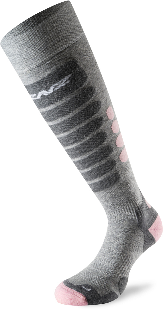 Lenz Skiing 3.0 Șosete Gri/roz 39-41 Figura 1