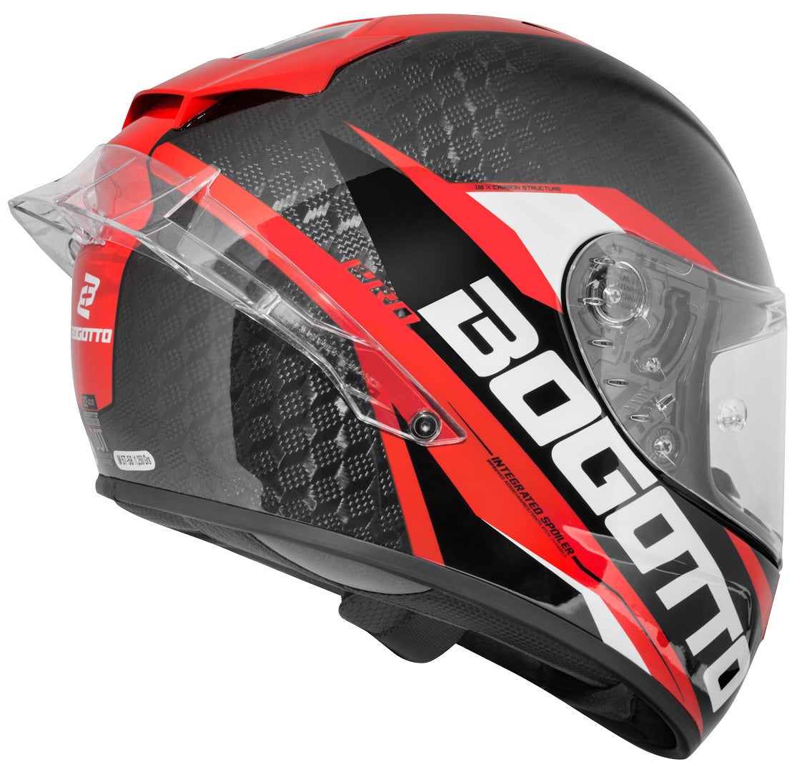 Bogotto FF104 SPN Helm rot/schwarz S Abbildung 5