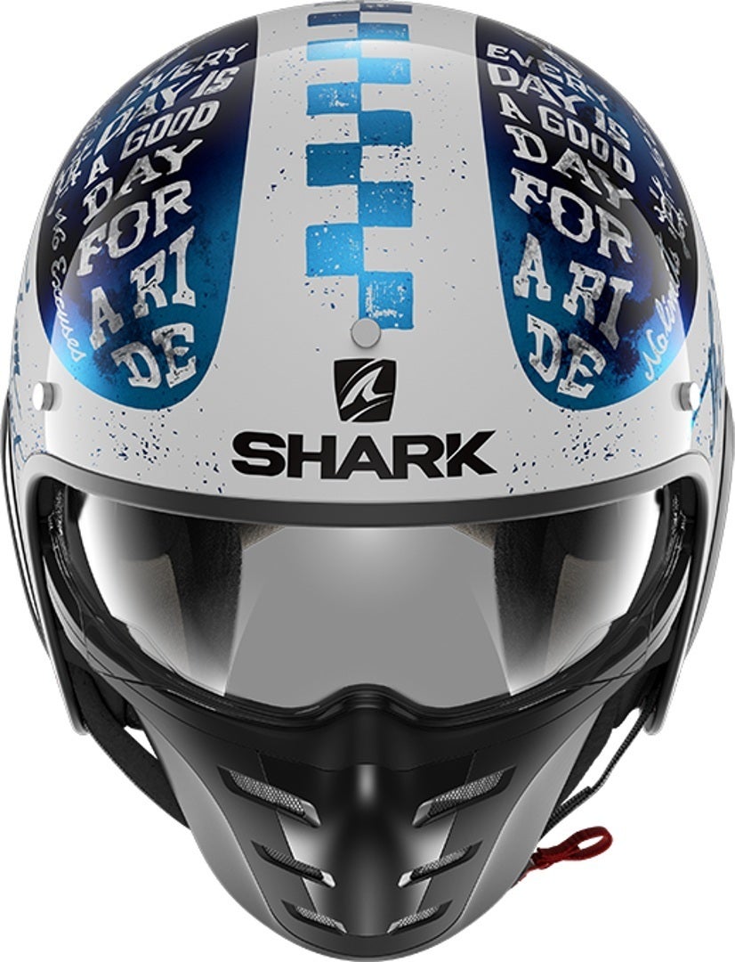 Shark S-Drak 2 Tripp In Jethelm weiß/schwarz M (57/58) Abbildung 2