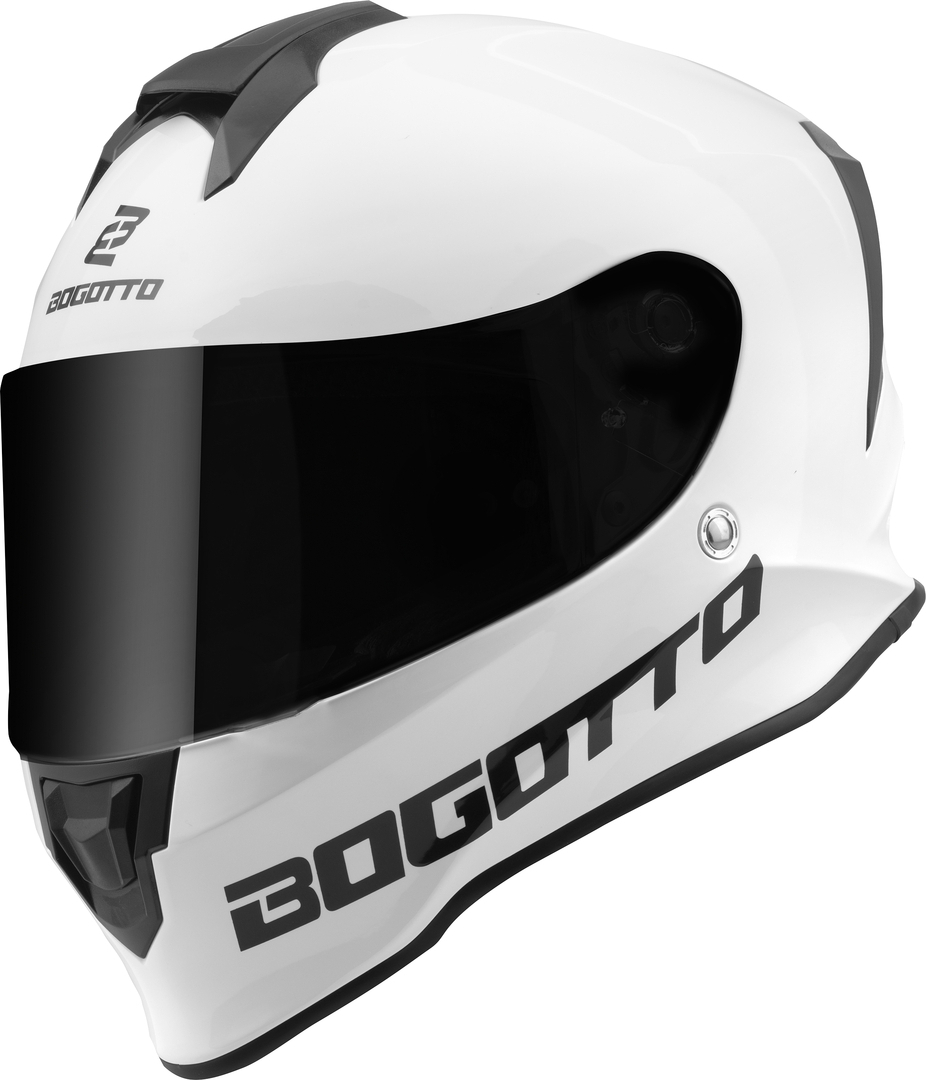 Bogotto H151 Solid Hjelm hvid S Figur 1