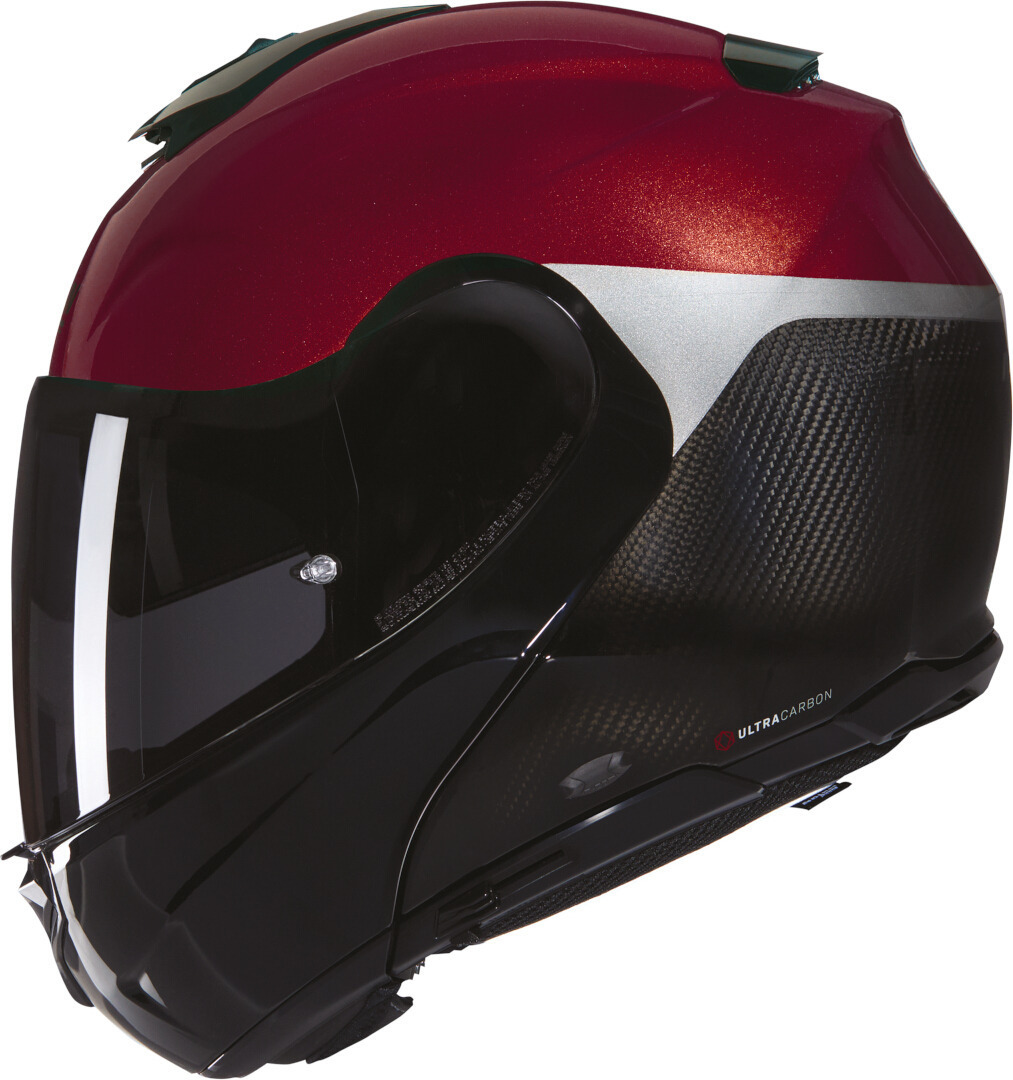 Nolan X-1005 Ultra Carbon Verniciatura Speciale N-Com Cască Roșu/Negru XXL (64) Figura 2