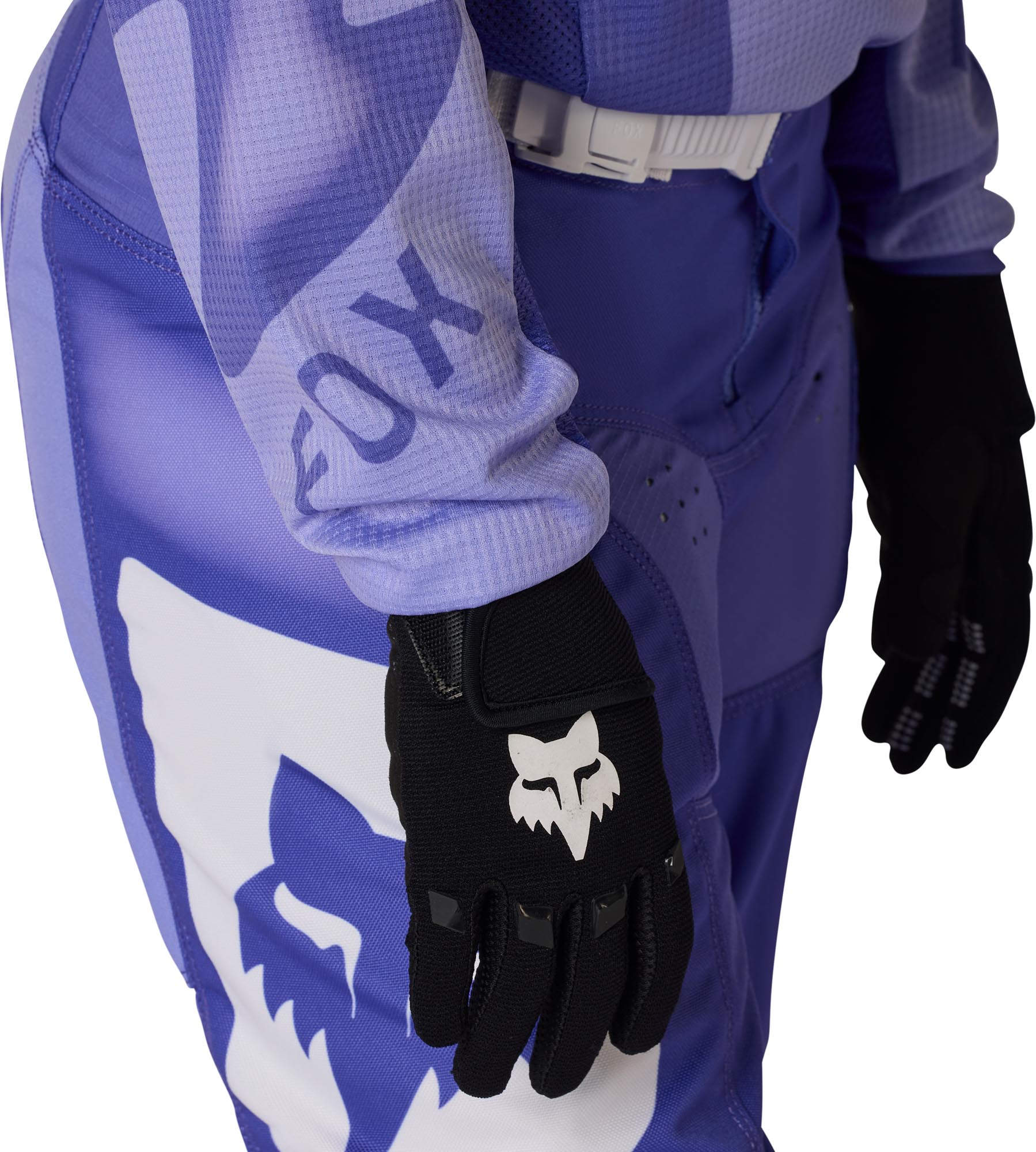 FOX 180 Noble Jugend Motocross Jersey lila/weiß YXL Abbildung 6