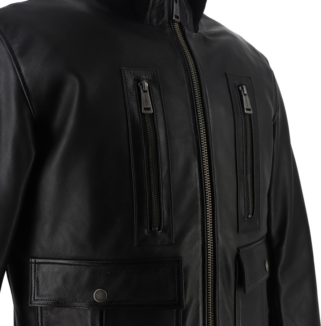 Helstons Downtown Motorrad Lederjacke schwarz M Abbildung 7