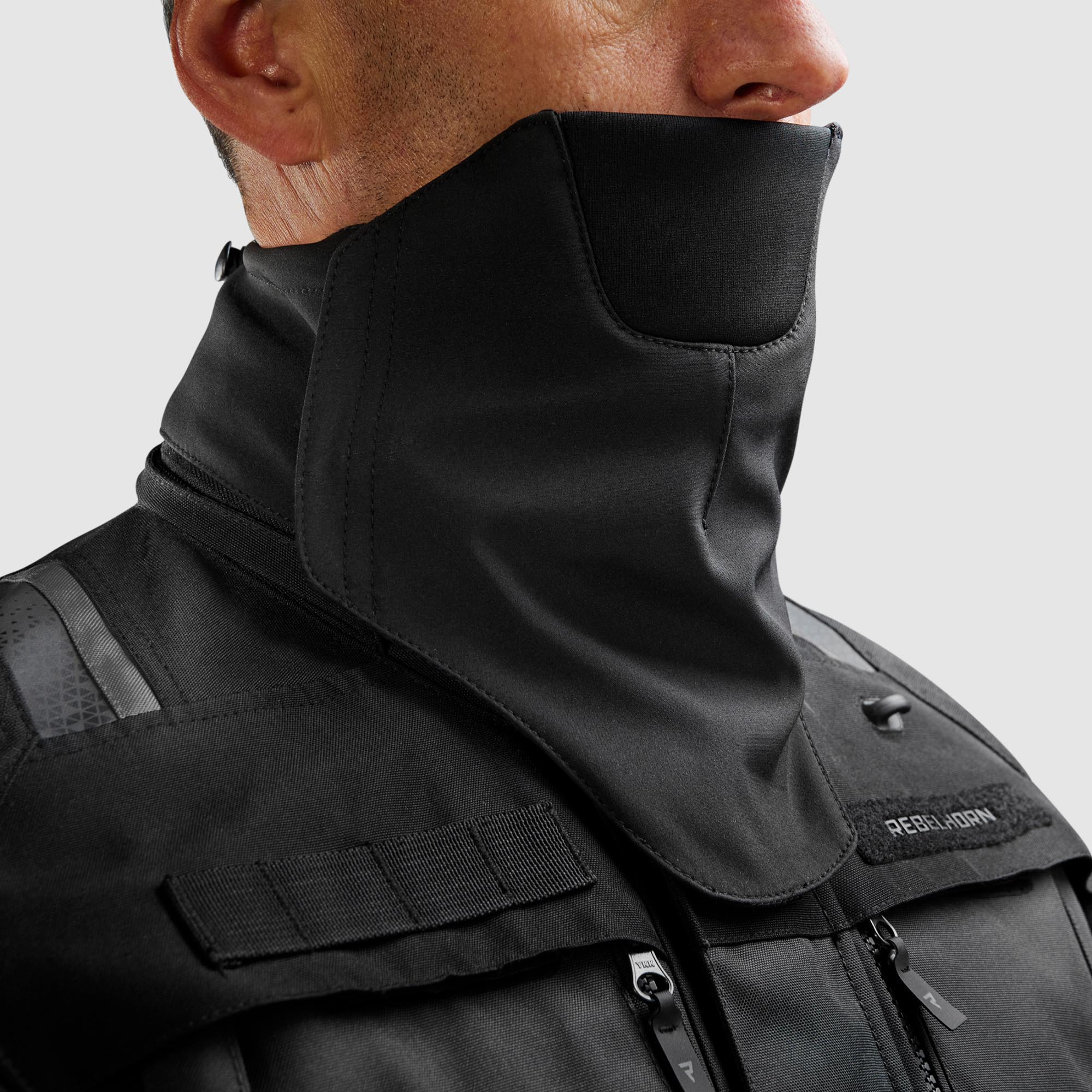 Side view of Rebelhorn Cubby 5 waterproof Motorcycle Textile Jacket
