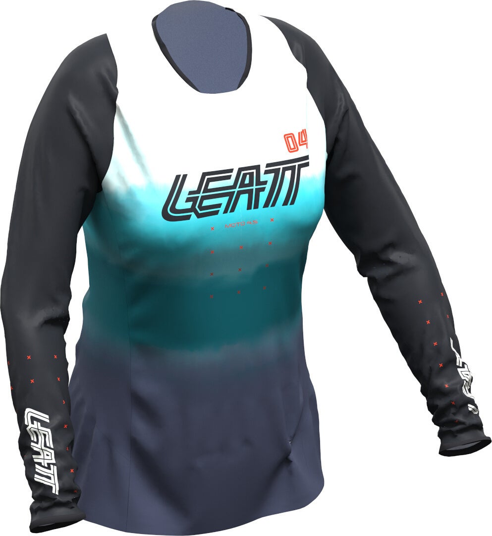 Leatt Moto 4.5 Lite Dámský motokrosový dres černá/modrá/bílá XXL Obrázek 1