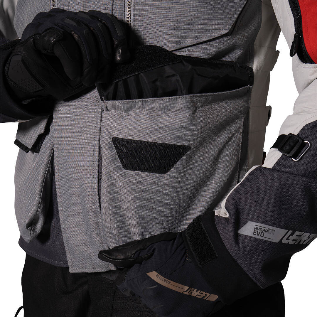 Side view of Leatt ADV Multitour 5.5 waterproof Motorcycle Textile Jacket