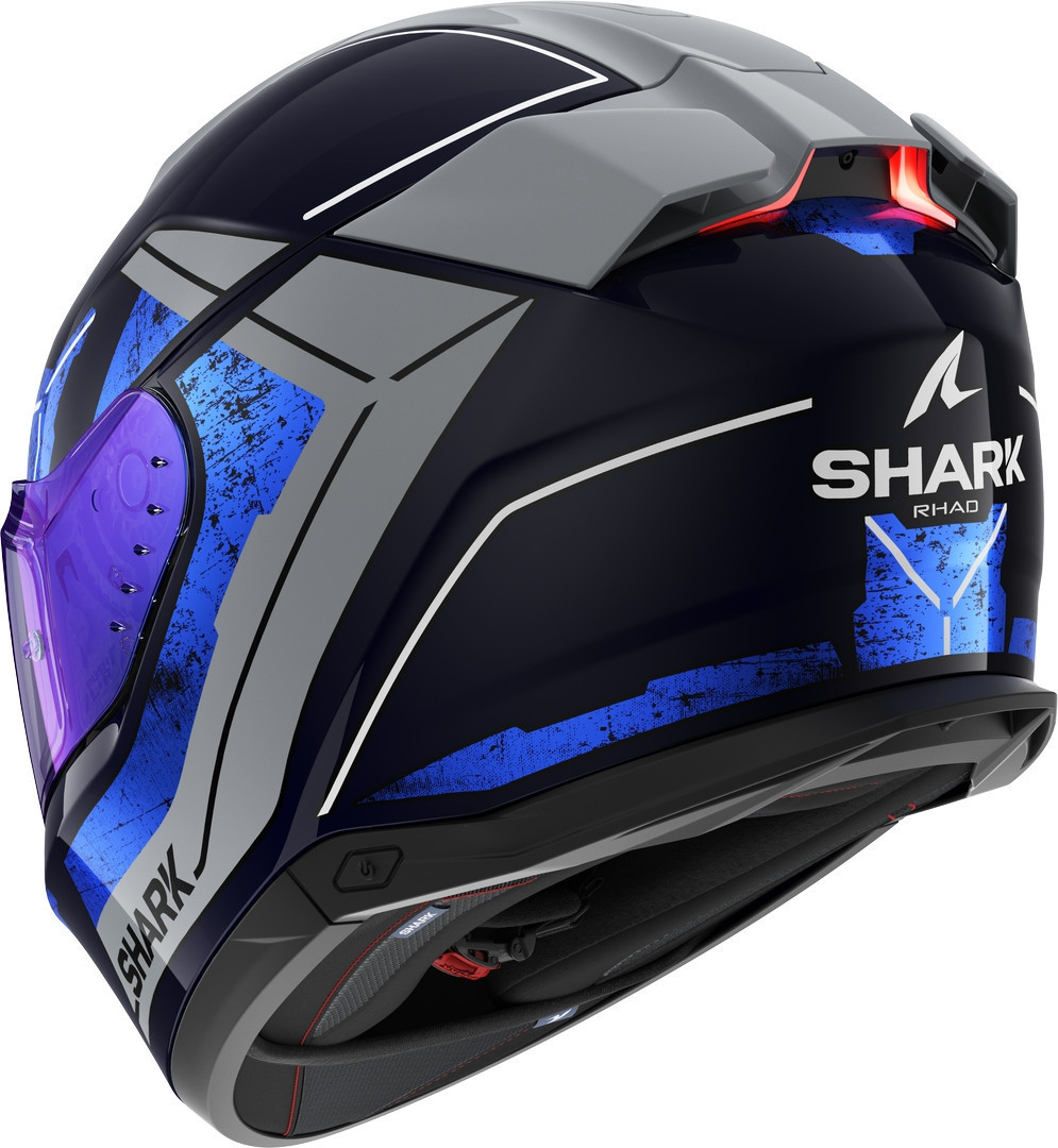 Shark Skwal i3 Rhad Casco blu/argento M (57/58) Figura 3