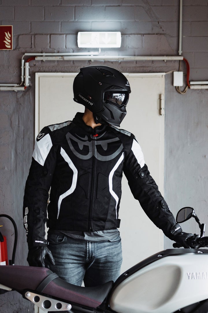 Berik Imola Air Motorcycle Textil Jacket black/white 50 Figure 2