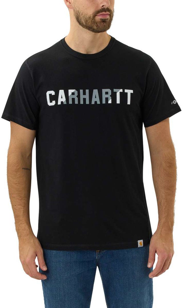 Carhartt Force Flex Block Logo T-shirt Sort L Figur 2