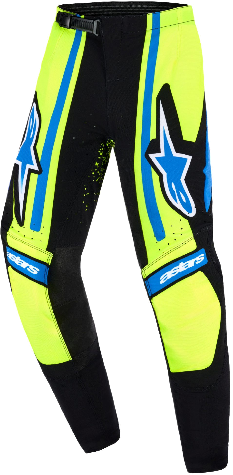 Alpinestars Supertech Nomur Pantaloni de motocross pentru copii Albastru/galben-neon 28 Figura 1