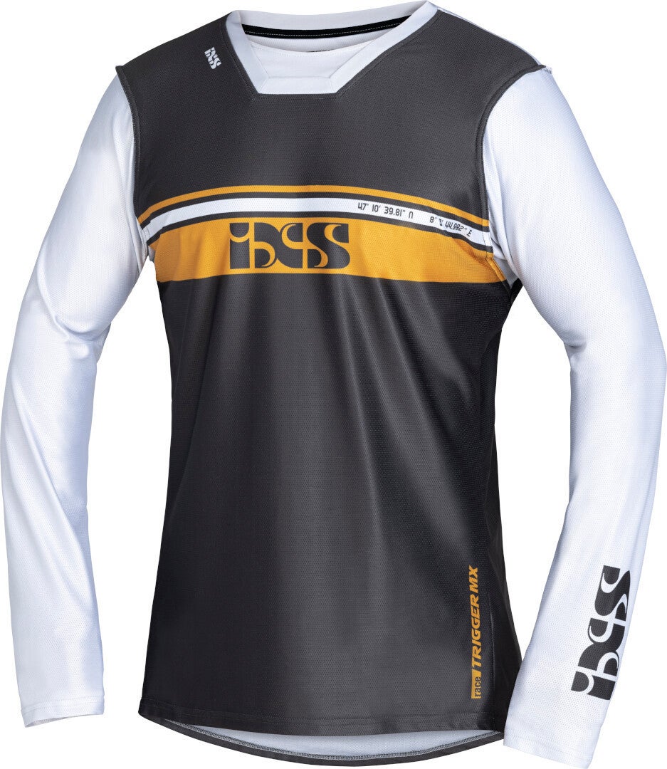 IXS Trigger 2.0 Motocross Jersey dark grey/white XXL Figure 1