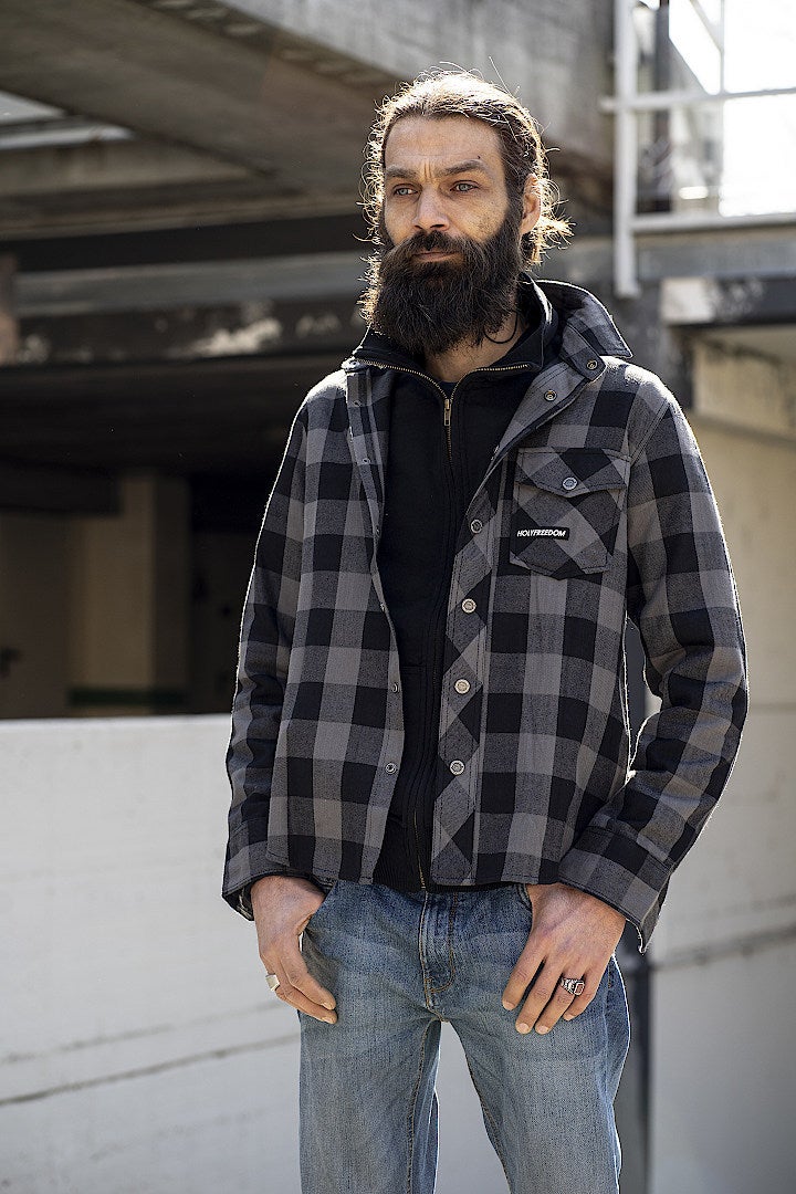HolyFreedom Jessie James Flannel Hemd grau 3XL Abbildung 6