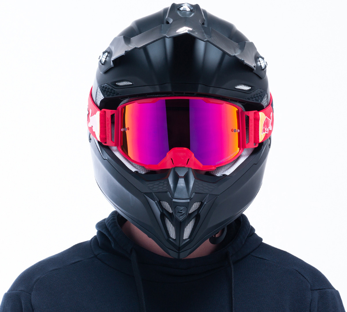 Red Bull SPECT Eyewear Strive Mirrored 006 Óculos de Motocross Figura 7