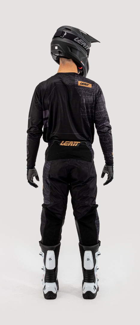 Leatt 3.5 Ride Kit Mosaic 2025 Set de tricou și pantaloni de motocross Negru/Maro S Figura 7
