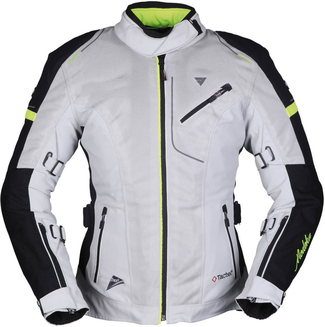 Modeka Belastar Ladies Textile Jacket light grey 44 Figure 1