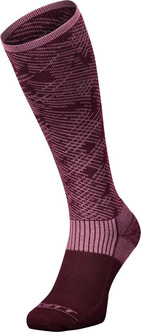 Scott Merino Camo 2023 Snowmobile Socks red M Figure 1