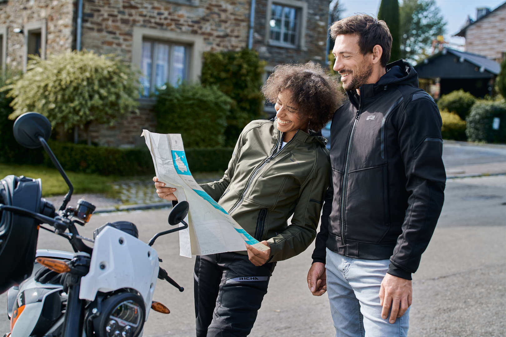 Richa Atomic 2 veste textile de moto imperméable noir M Figure 7