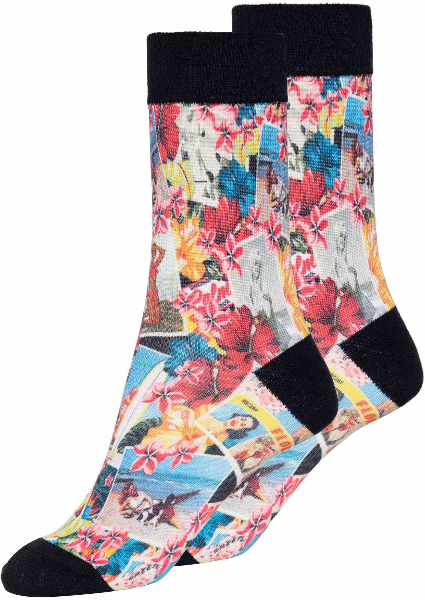 Queen Kerosin Tropical Vibes Șosete pentru femei 39/42 Figura 1