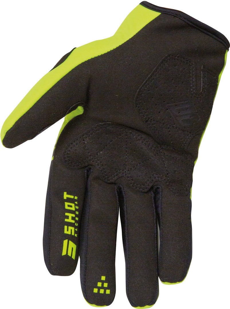 Shot Trainer 2.0 Guanti Motocross Giallo neon 13 Figura 2