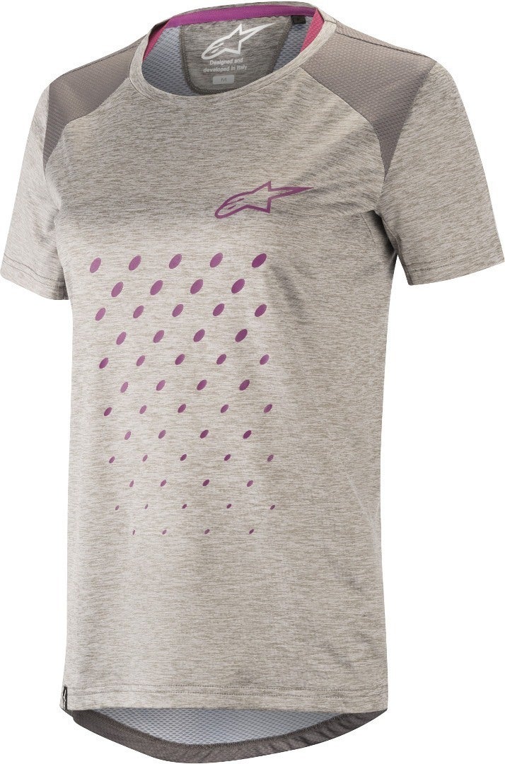 Alpinestars Stella Alps 6.0 SS Damecykel Jersey lysegrå S Figur 1